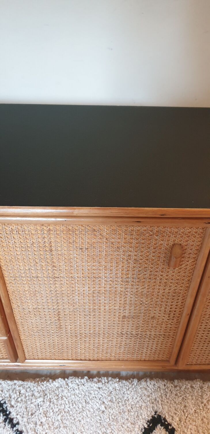 Bamboo and canning sideboard