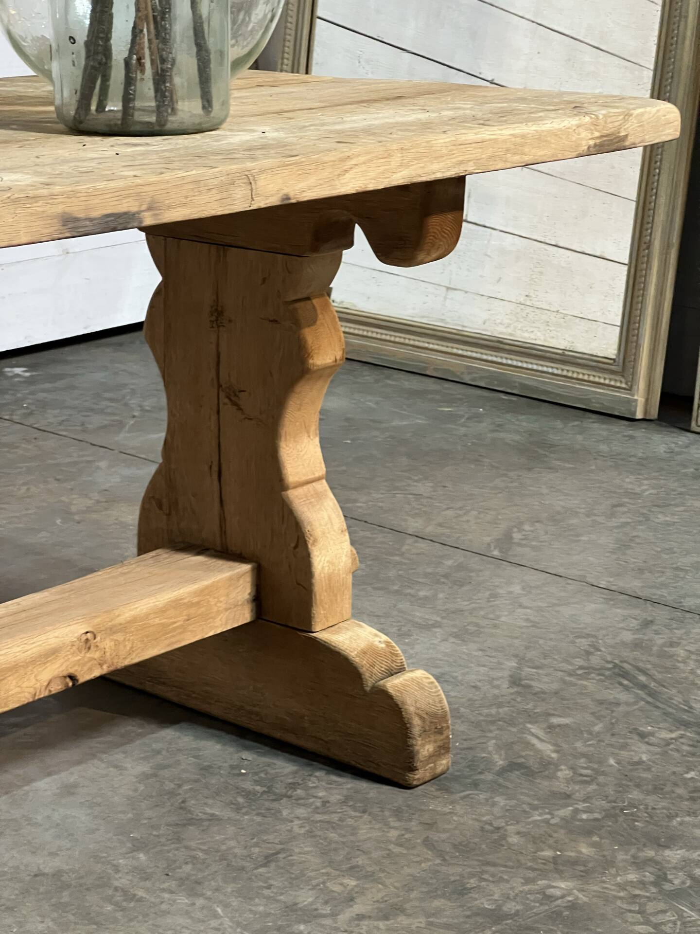 Rustic farmhouse table