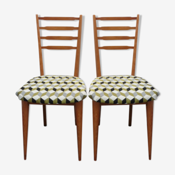 Paire de chaises scandinaves