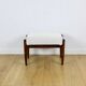 Edmund Homa stool, cream ivory white boucle seat - 2 pieces available