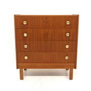 Commode scandinave en teck, Suède 1960