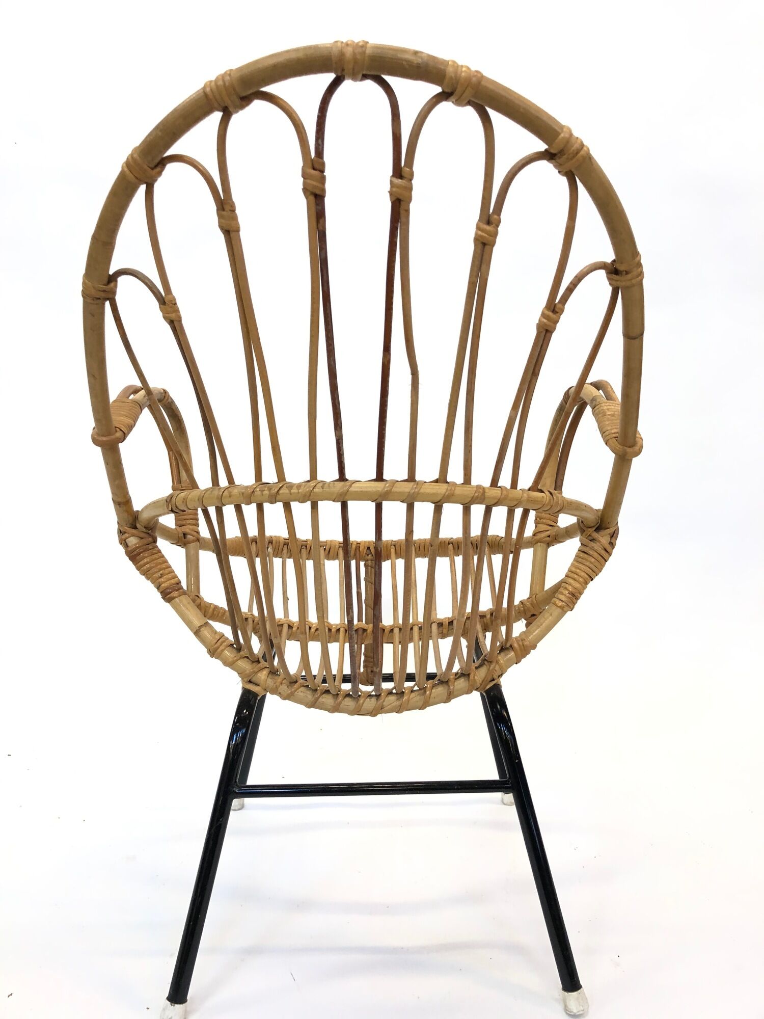 Vintage Dirk van Sliedregt for Rohe Noordwolde Rotan chair
