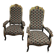 Pair of Napoleon III armchairs, Voltaire style