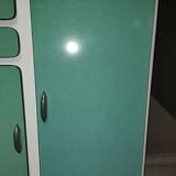 Green Formica cupboard or sideboard - 1960s