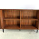 Mid century tambour door cabinet, 1960s