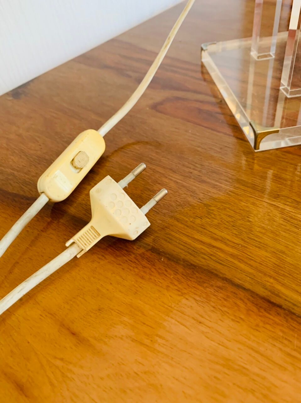 Vintage table lamp by David Lange, circa 70's