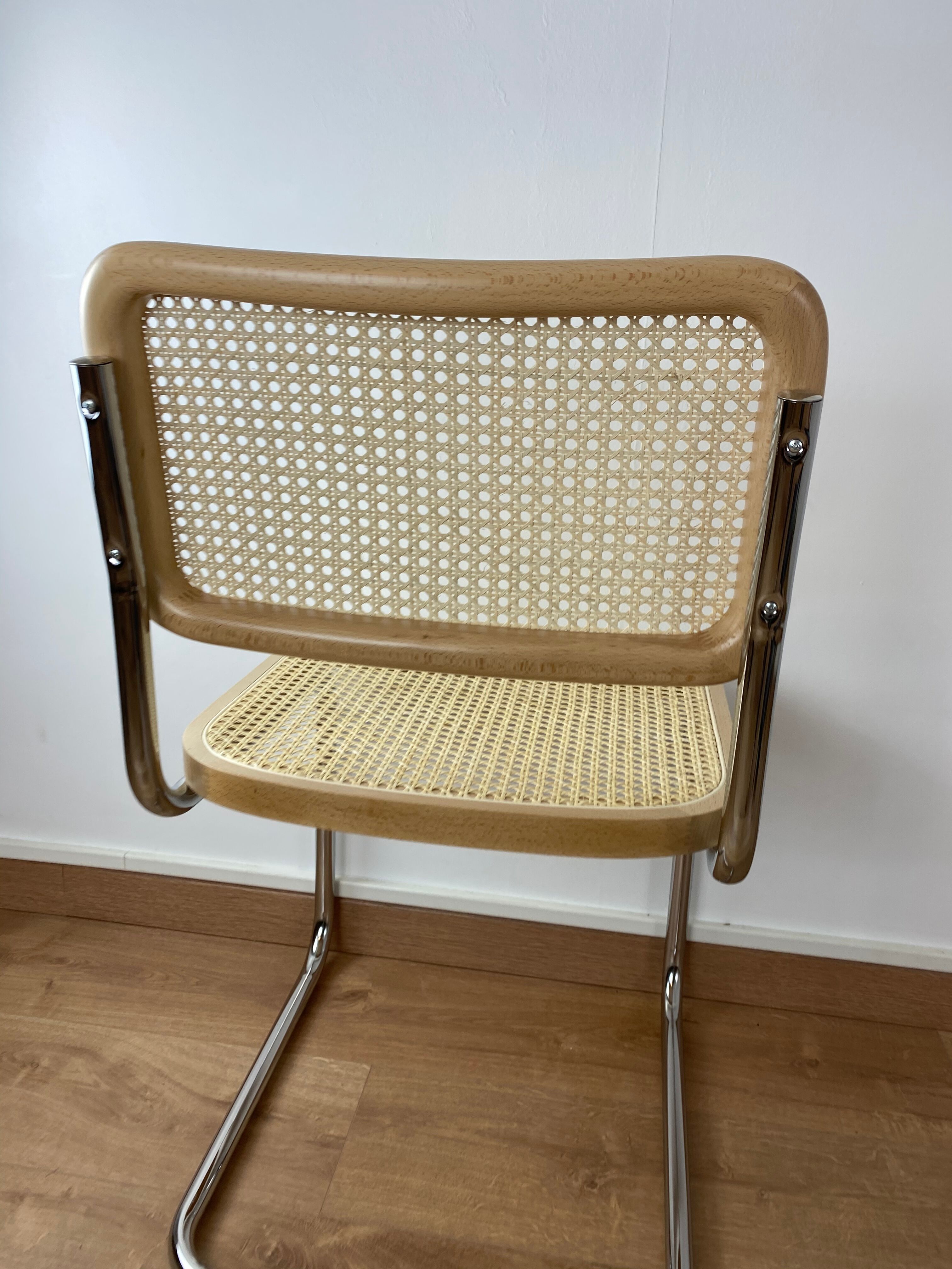 Lot of 6 chairs Marcel Breuer cesca B32