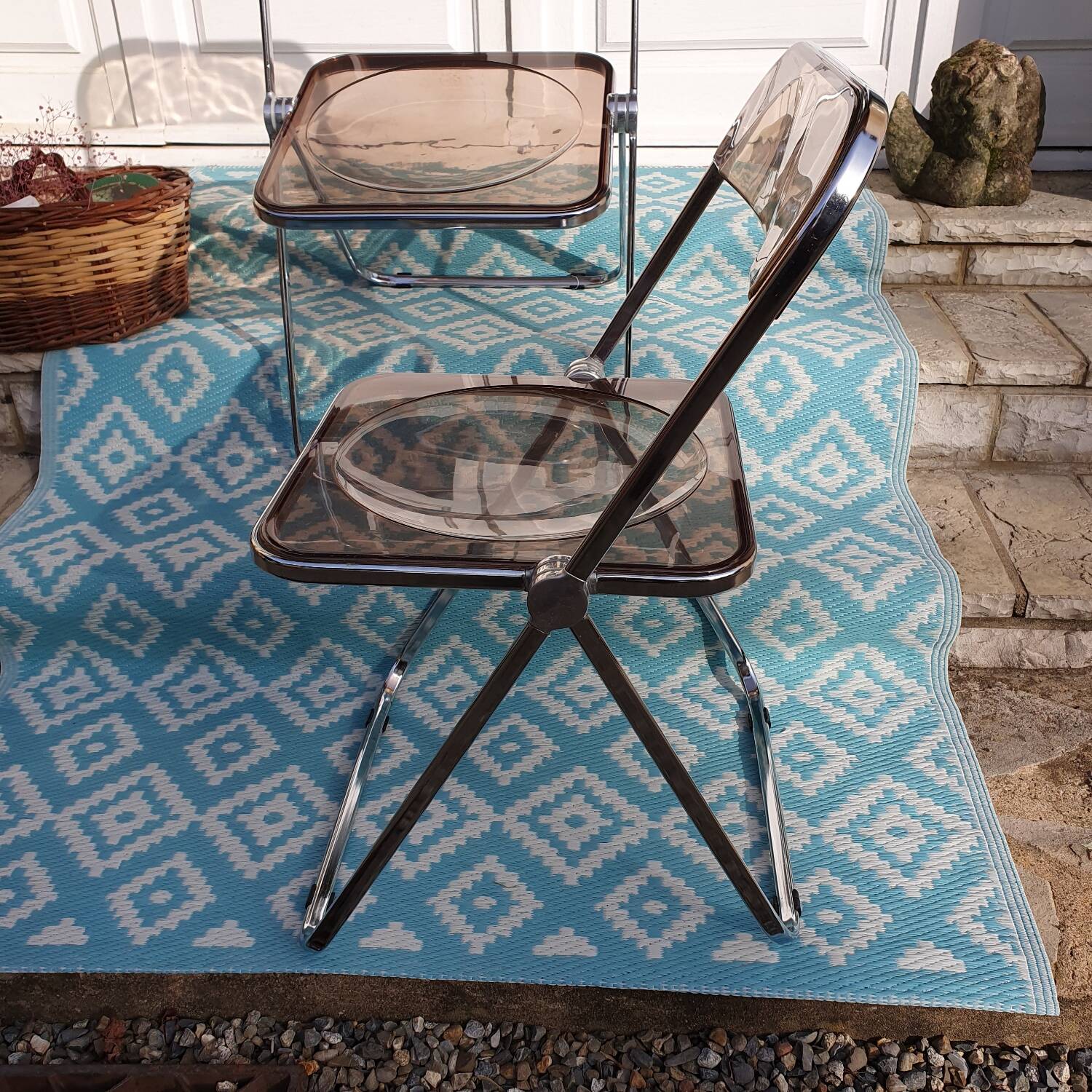 2 Folding chairs by Giancarlo Piretti for Castelli, Italy