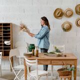 Raw vintage table / desk