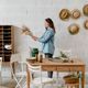 Table / bureau vintage brut