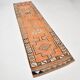 Soft Peach Vintage Boho Chic Floor Runner Rug, 85x331 Cm