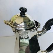 Tea service party and silver metal coffee