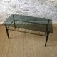 Smoked glass coffee table