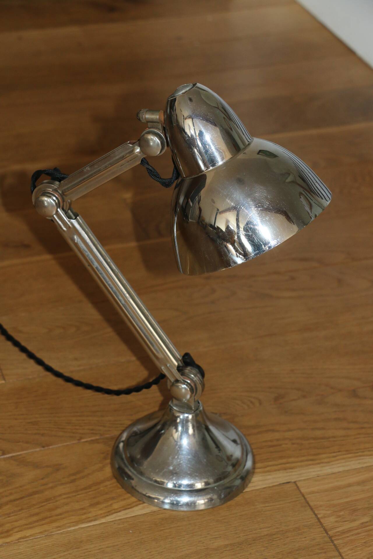 Pair of Super Chrome lamps 1930