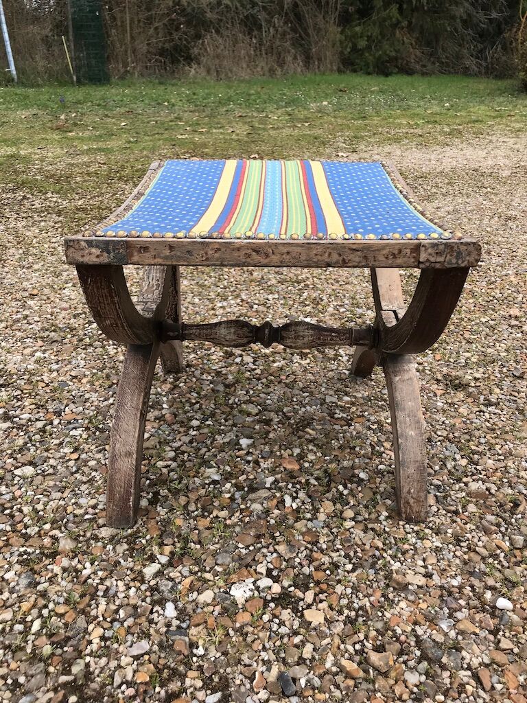Tabouret dagobert 19e siecle
