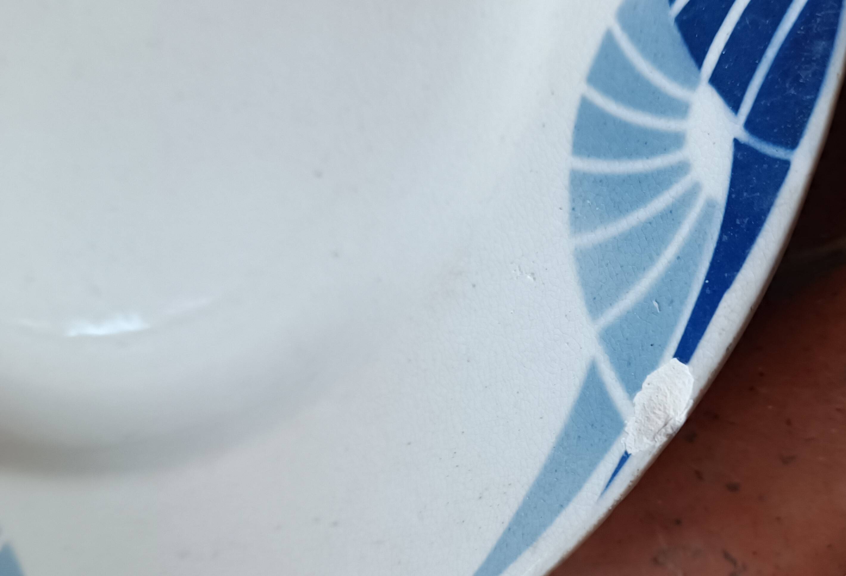 8 Art Deco plates Moulin des Loups