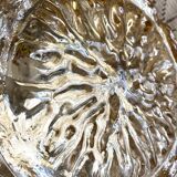 Vintage amber glass ceiling lamp