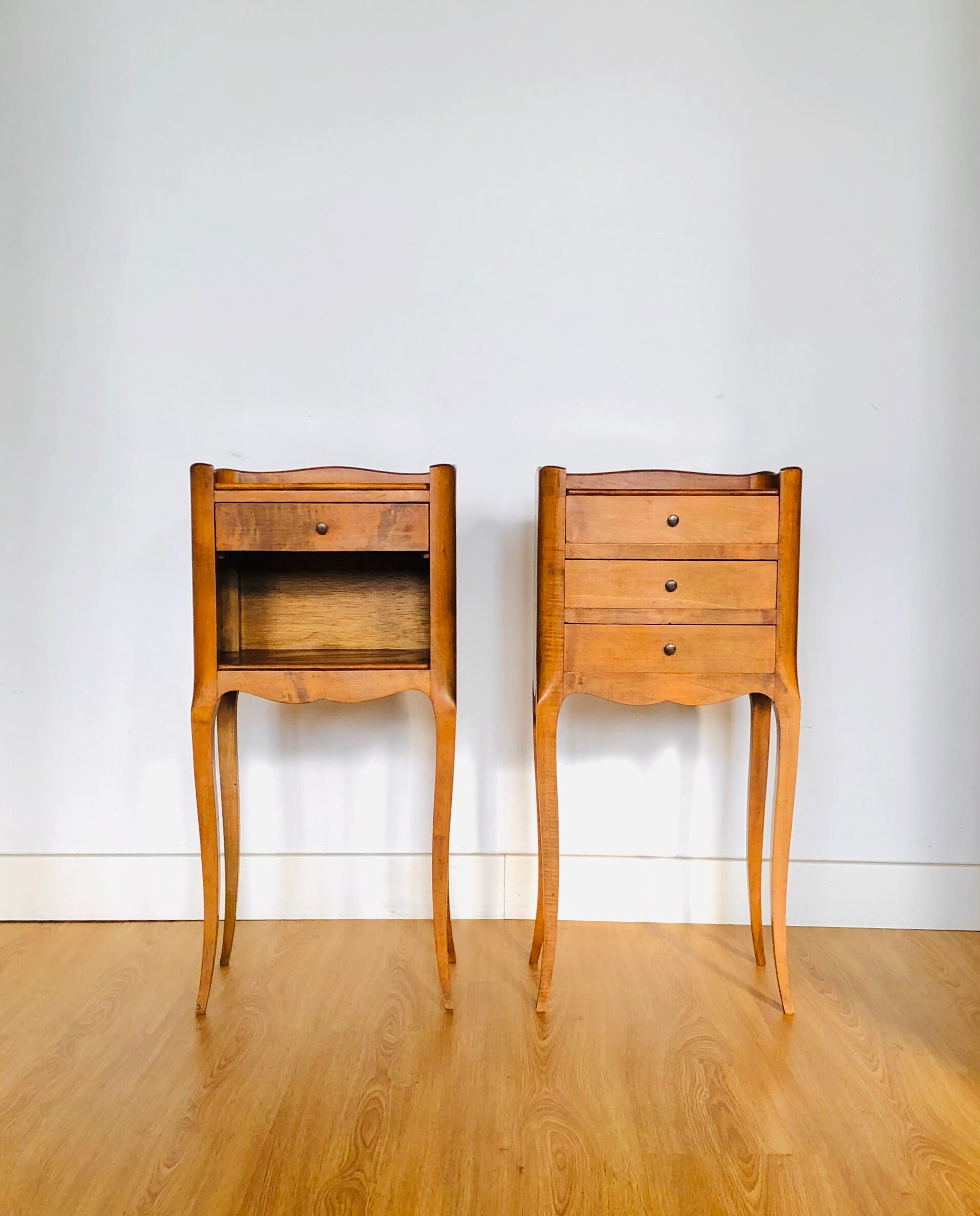 Pair of bedside or side tables Louis XV