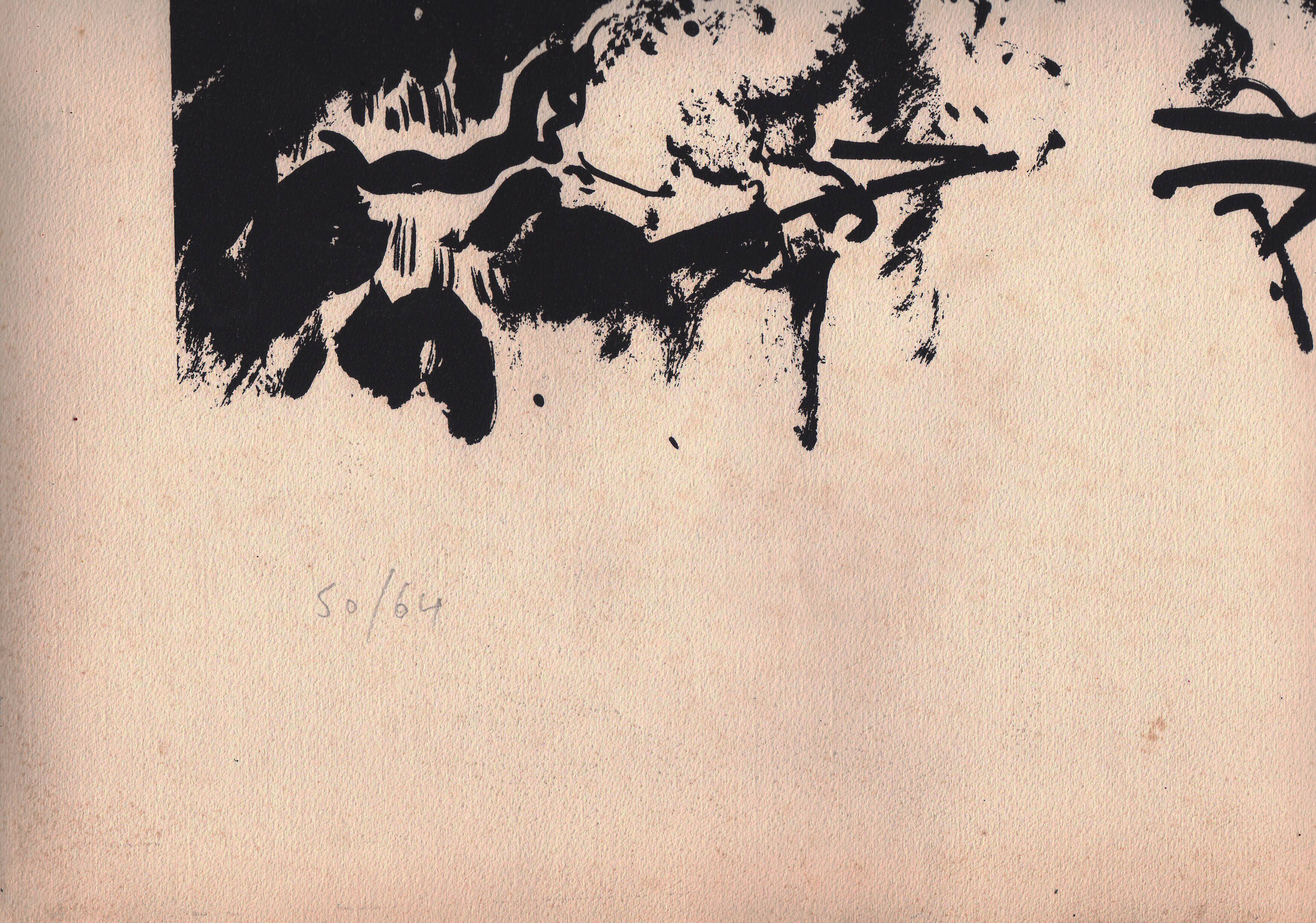 Signed and numbered lithograph by Yankel