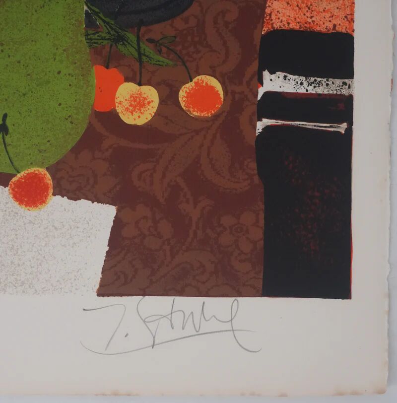Yves Ganne: Tea Time, original signed lithograph
