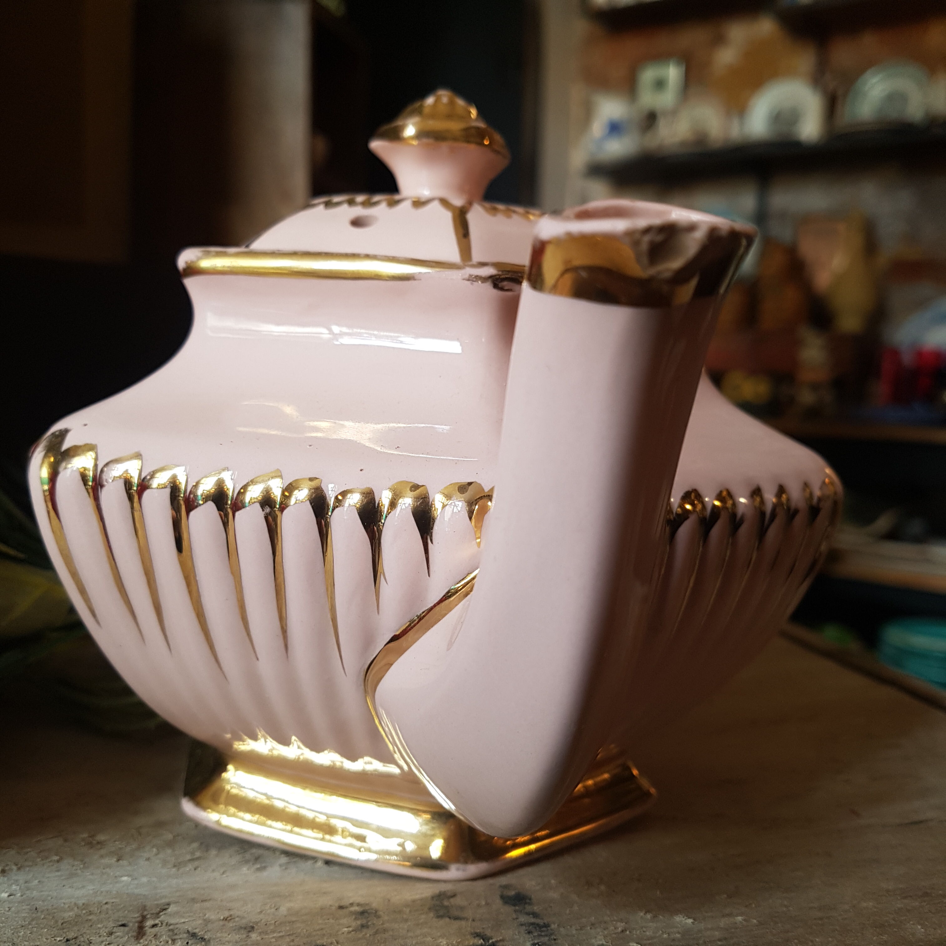 English porcelain teapot