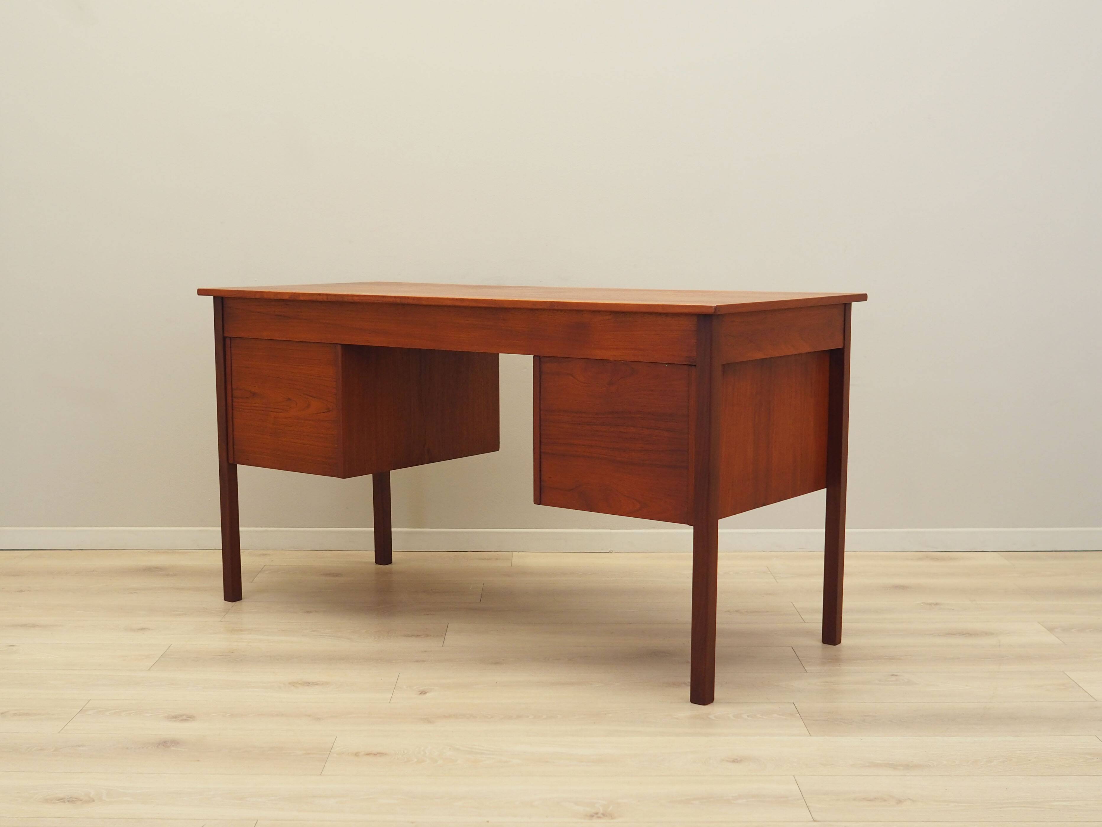 Teak desk, Danish design, 1970s, production: Denmark