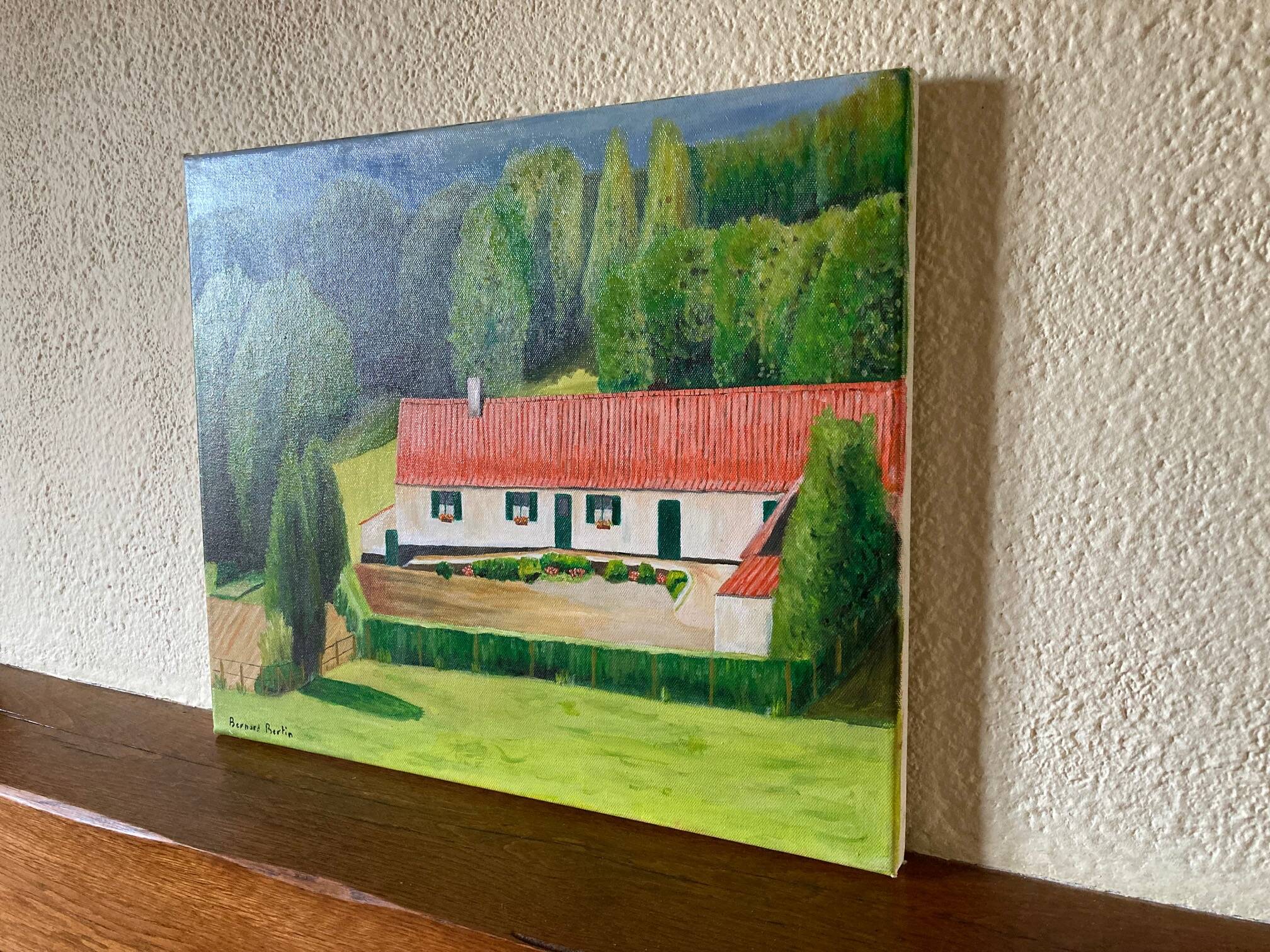 Peinture à l’huile « La Petite Maison dans la Prairie » Hauts-de-France