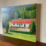 Peinture à l’huile « La Petite Maison dans la Prairie » Hauts-de-France