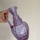 Large purple Empoli glass pitcher