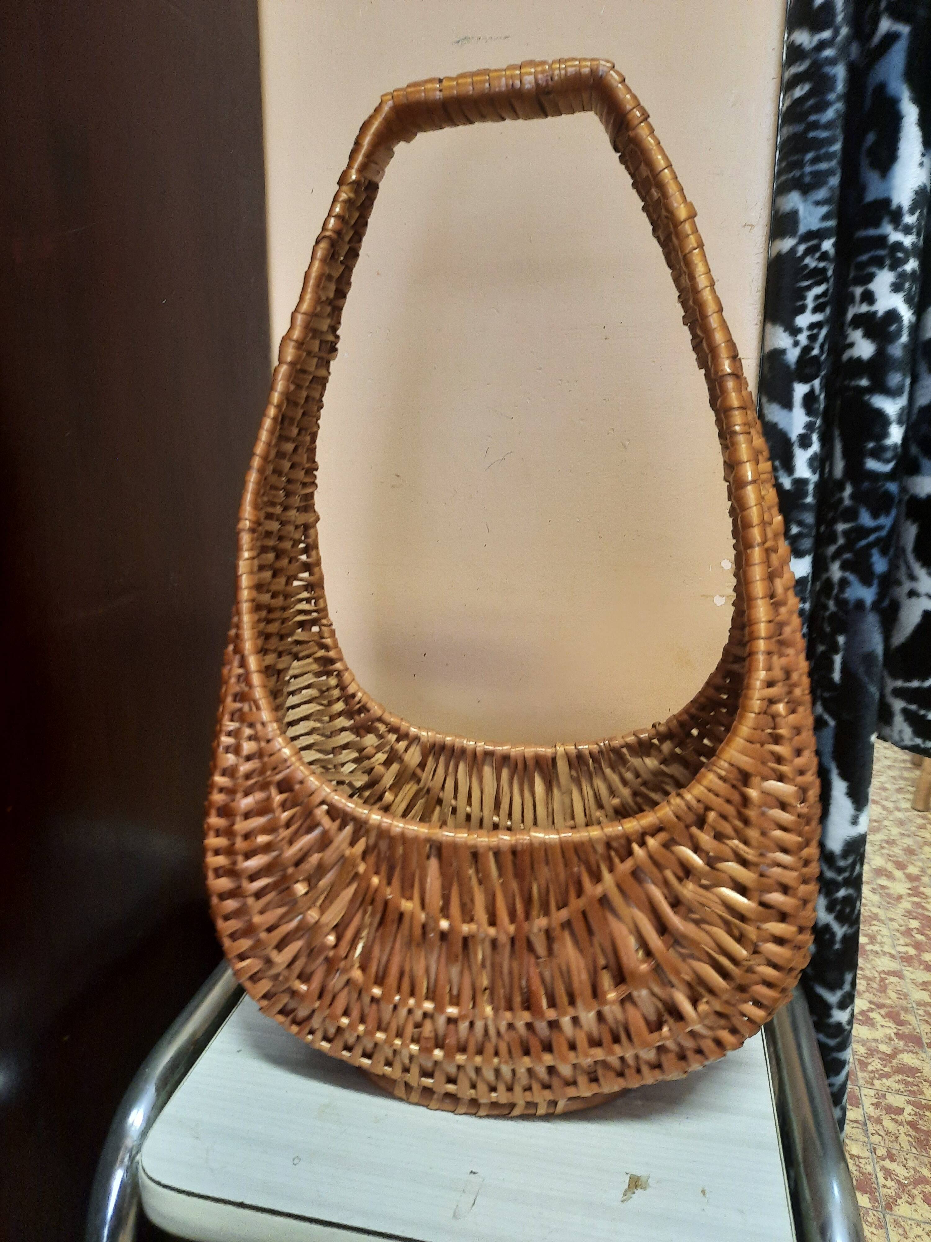 Vintage wicker basket