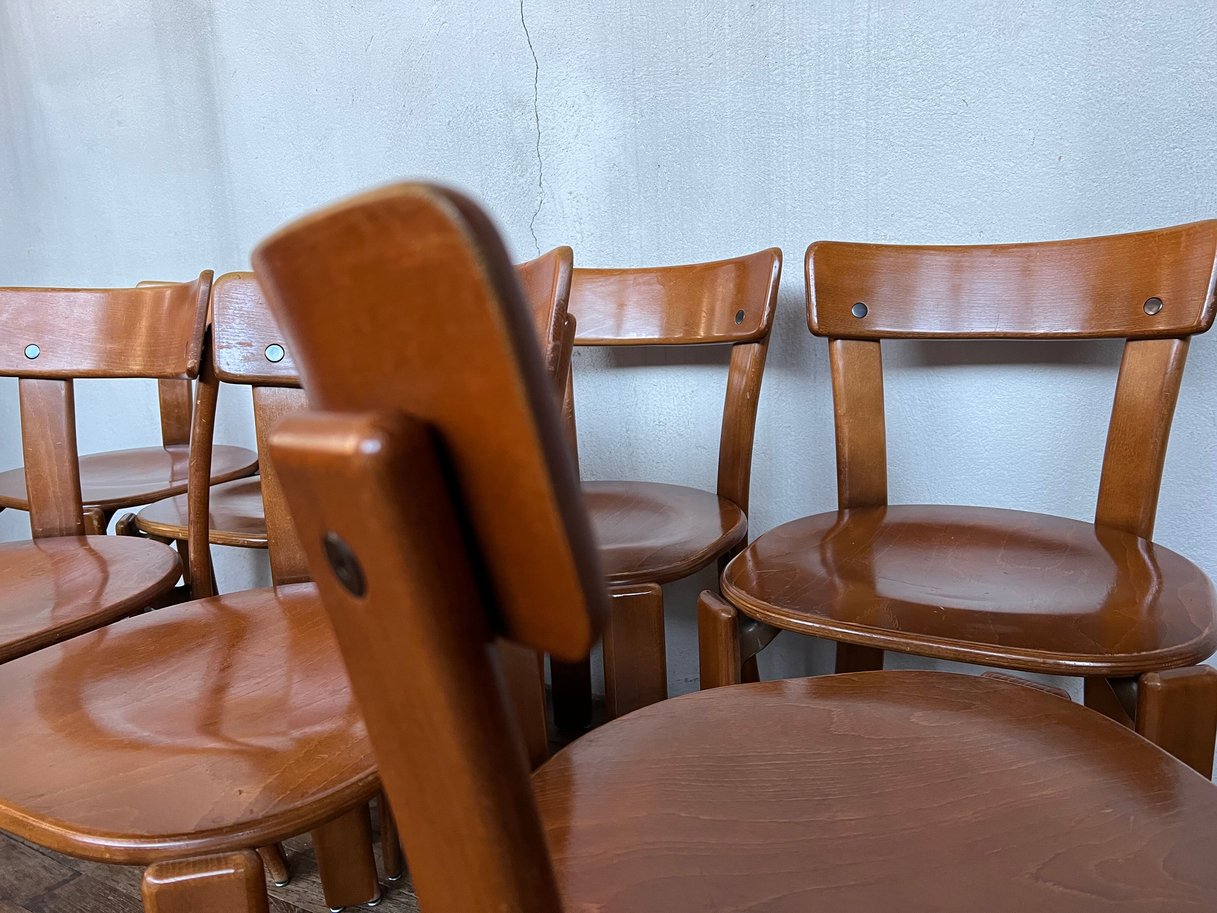 Lot de 50 chaises design Bruno rey swiss vintage design