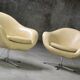 Pair of  cocktail chairs from the 60s