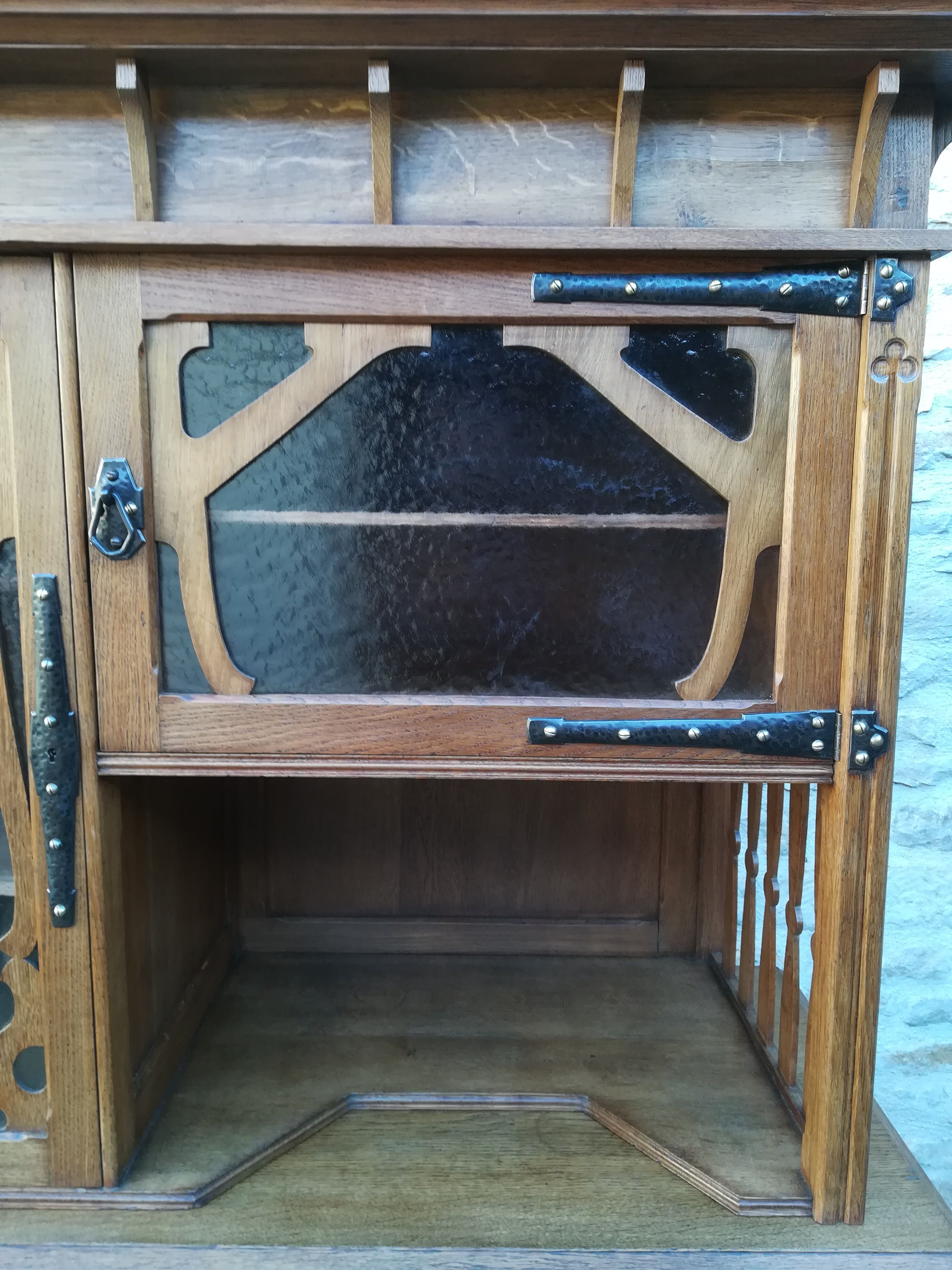 Asymetric art nouveau buffet