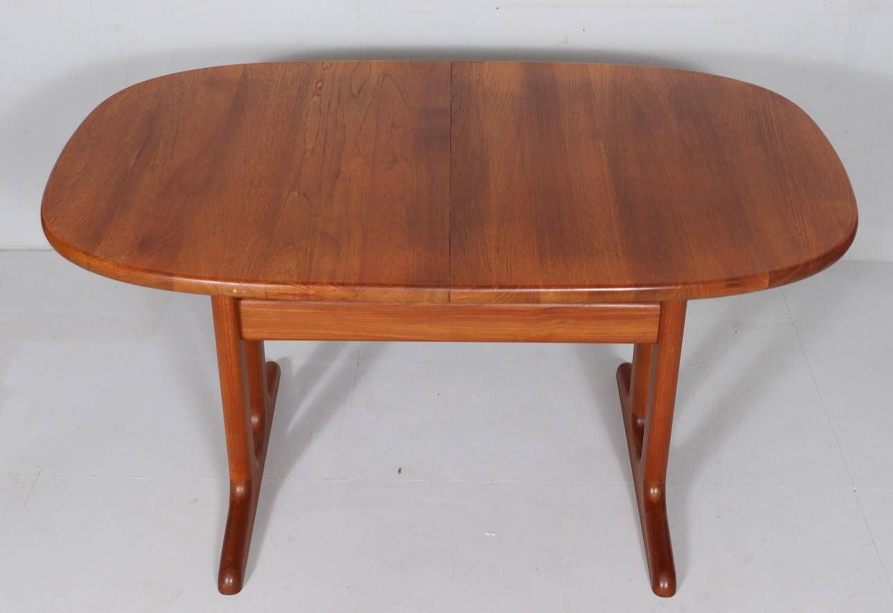 Mid-century extendable dining table/teak table by Glostrup, Denmark, 1960s.