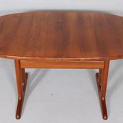 Mid-century extendable dining table/teak table by Glostrup, Denmark, 1960s.