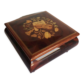 Sorrento Italy musical jewelry box