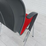 90s, Danish design by Alfred Homann, set of six "Ensemble" chairs, original condition