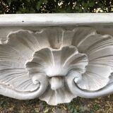 18th century wooden fireplace