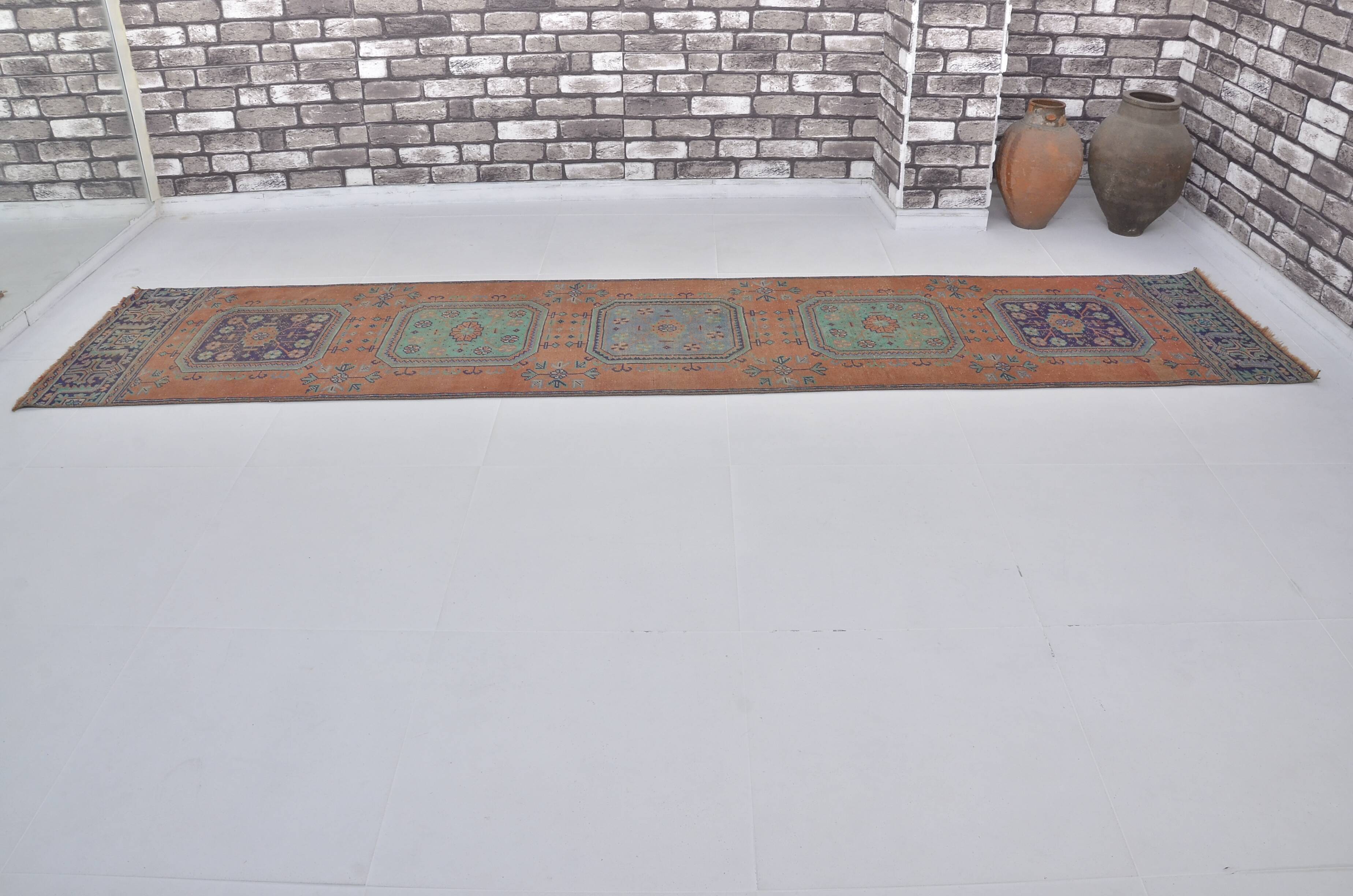 Oushak Anatolian Antique Runner sku2472