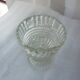 Ancient art-deco molded glass vase