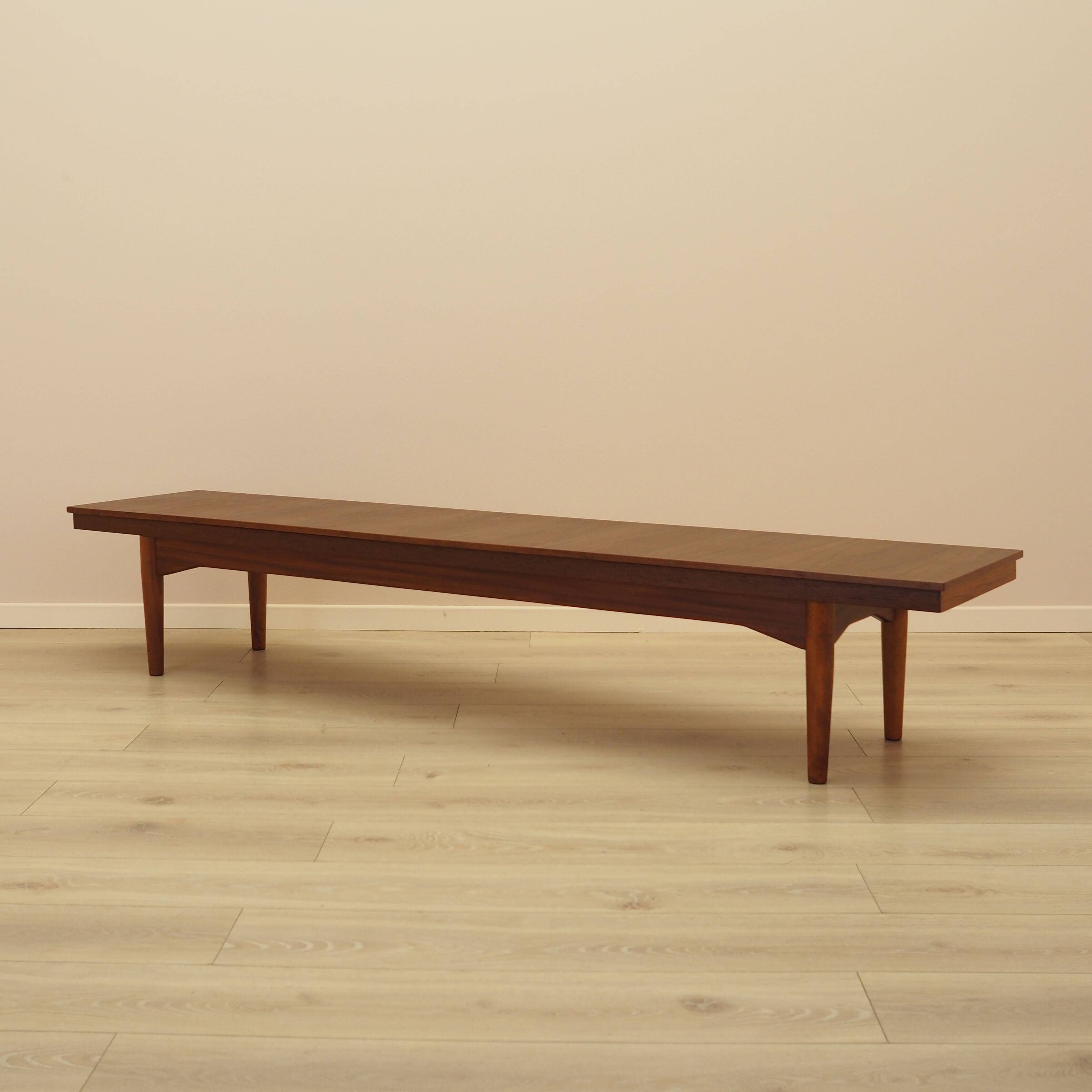 Teak lowboard, Danish design, 1970s, made in Denmark