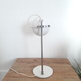 Large lamp Space age EyeBall lacquered white 1970