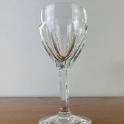 12 crystal wine glasses Lorraine Lemberg Bristol size