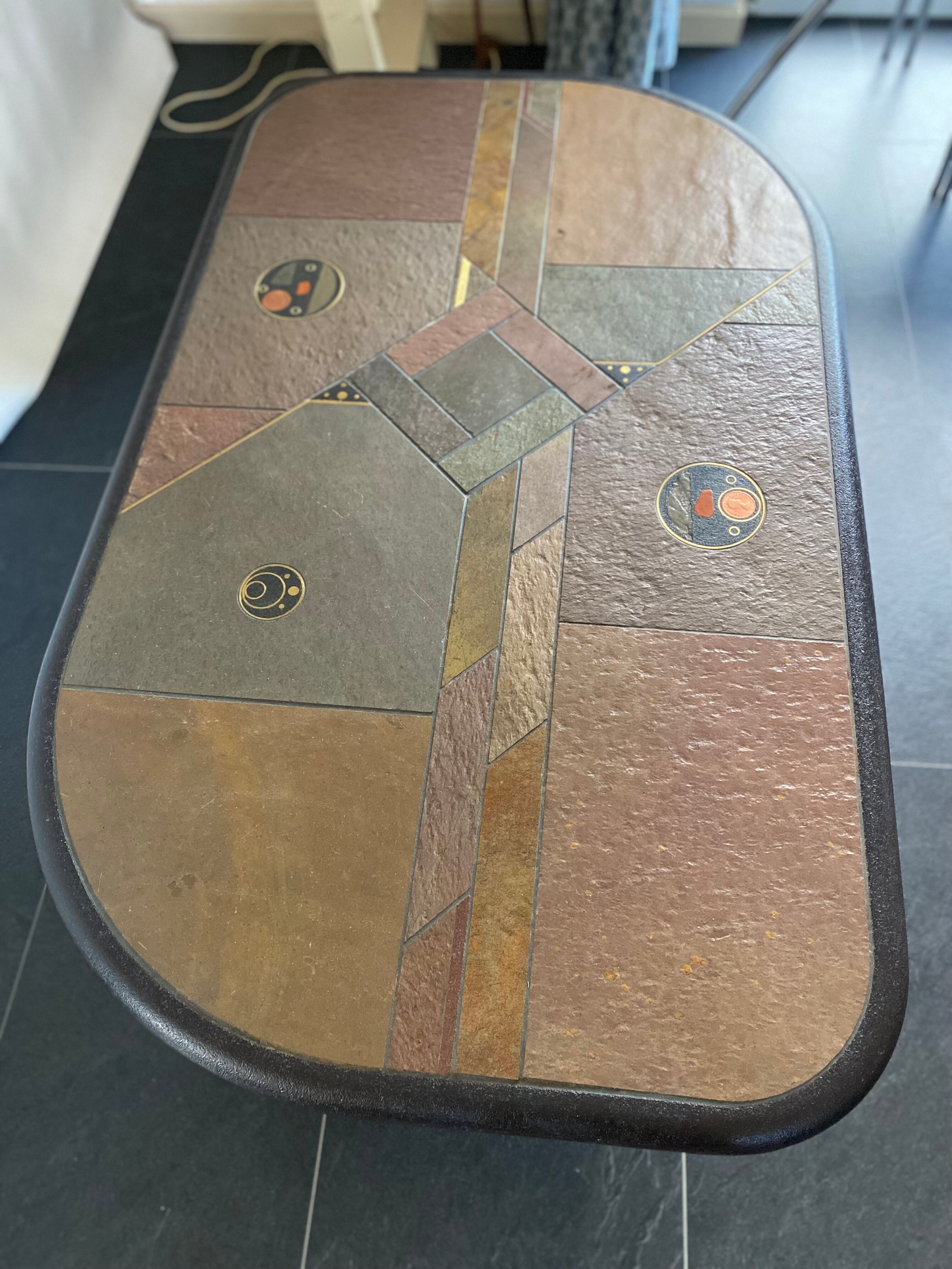 Brutalist Style Salon Table by Paul Kingma