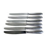 Six knives Christofle model beads