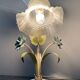 Vintage lamp in metal and glass