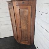 Old fir corner cabinet