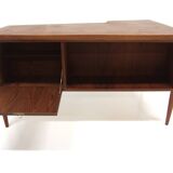Scandinavian teak desk, Göran Strand, Lelångs Möbelfabrik, Sweden, 1950