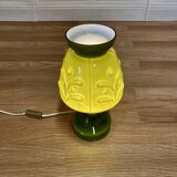 Large glass lamp Scandinavian design 1950.