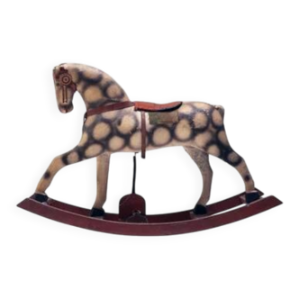 Antique rocking horse, Czechoslovakia, 1940s